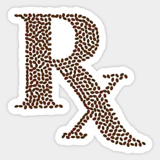 Image: Coffee prescription Sticker